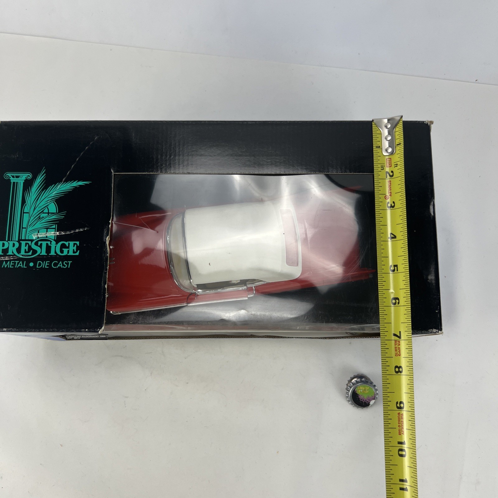Cadillac Eldorado 1955 1:18 Die Cast Prestige Solido France Red Removable Top
