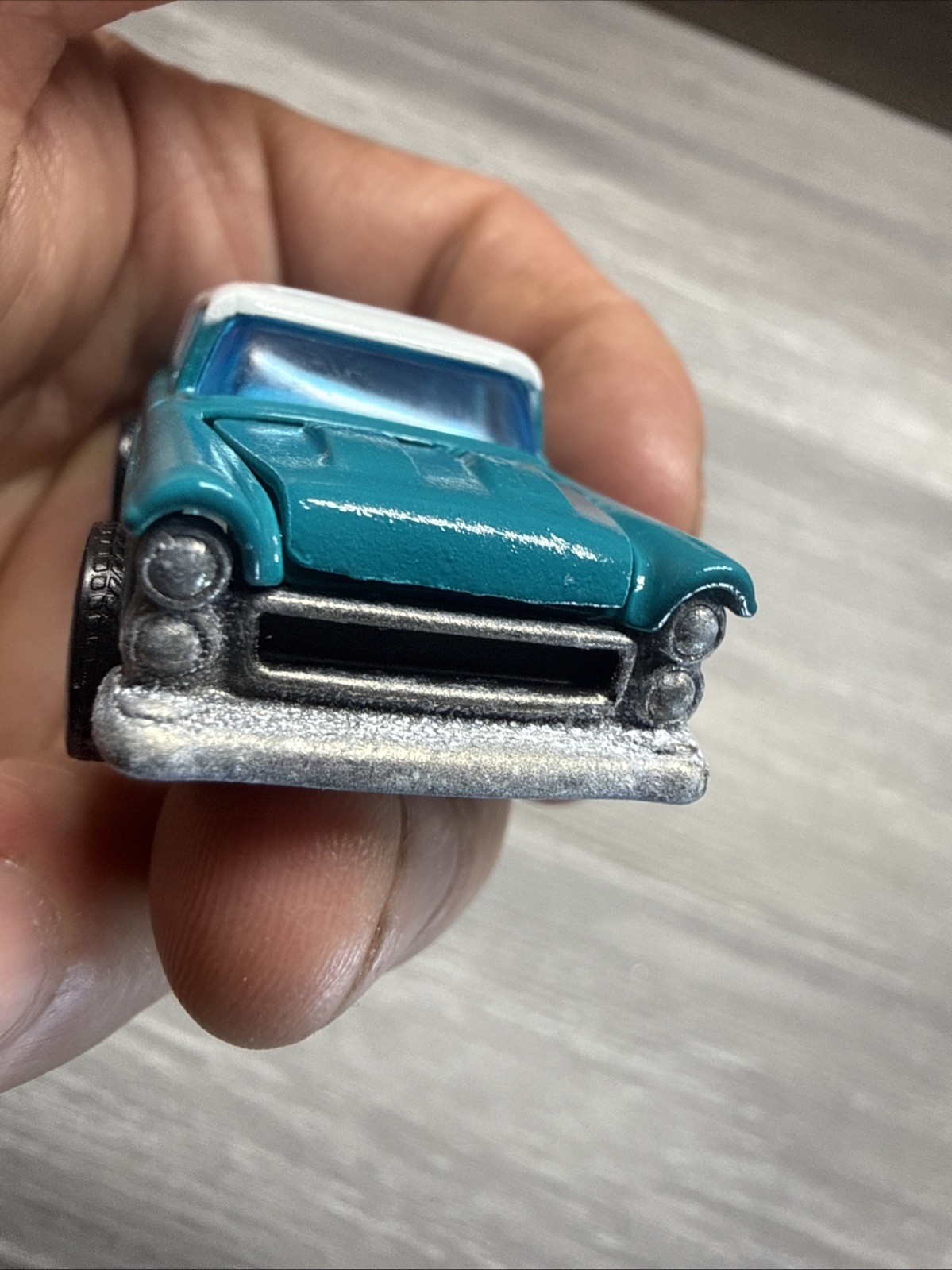 1996 Hot Wheels JC Whitney Aqua (1955) ’55 Chevy Nomad w/REAL RIDERS