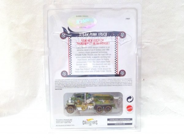 (SQ2001) Hot Wheels RLC STEAM PUNK TRUCK Redline Club Steam Punk Truck
