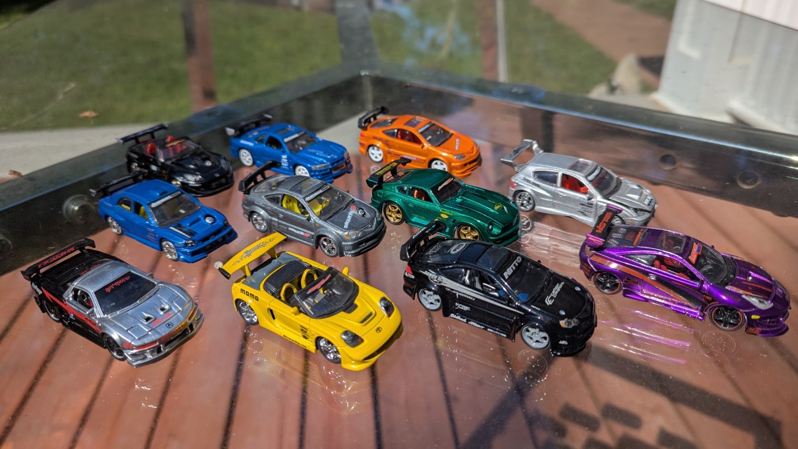 Lot of Import Tuners 1:64 Nissan Honda Toyota Ford Acura Subaru