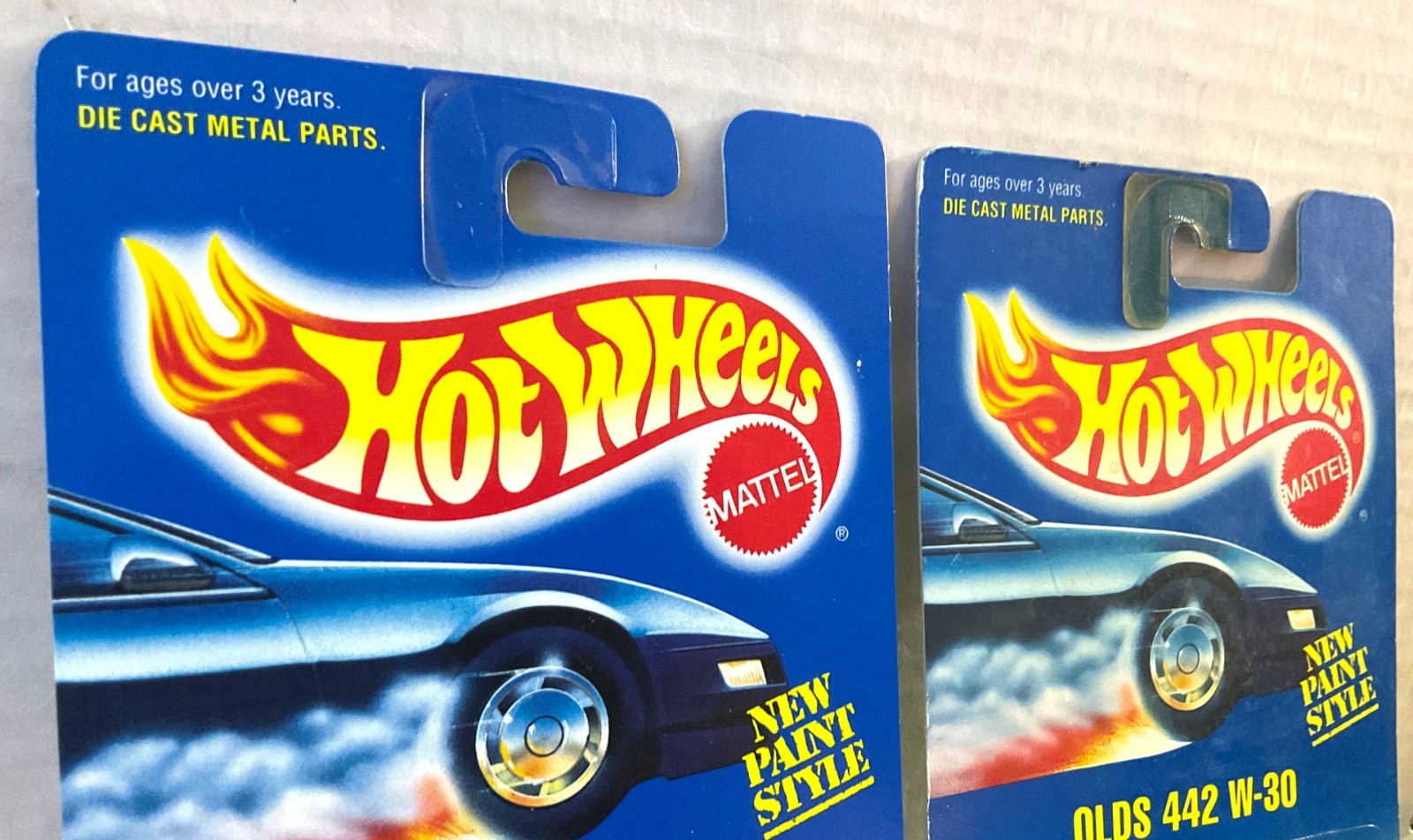 Hot Wheels OLDS 442 W-30 #267 – 3 Variation Lot – WHEELS, BASES, PACKAGES