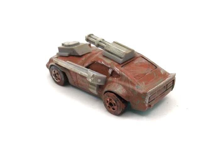 Custom Mad Max Zombie War Wasteland Road Warrior Truck 1/64 Hot Wheels Vehicle