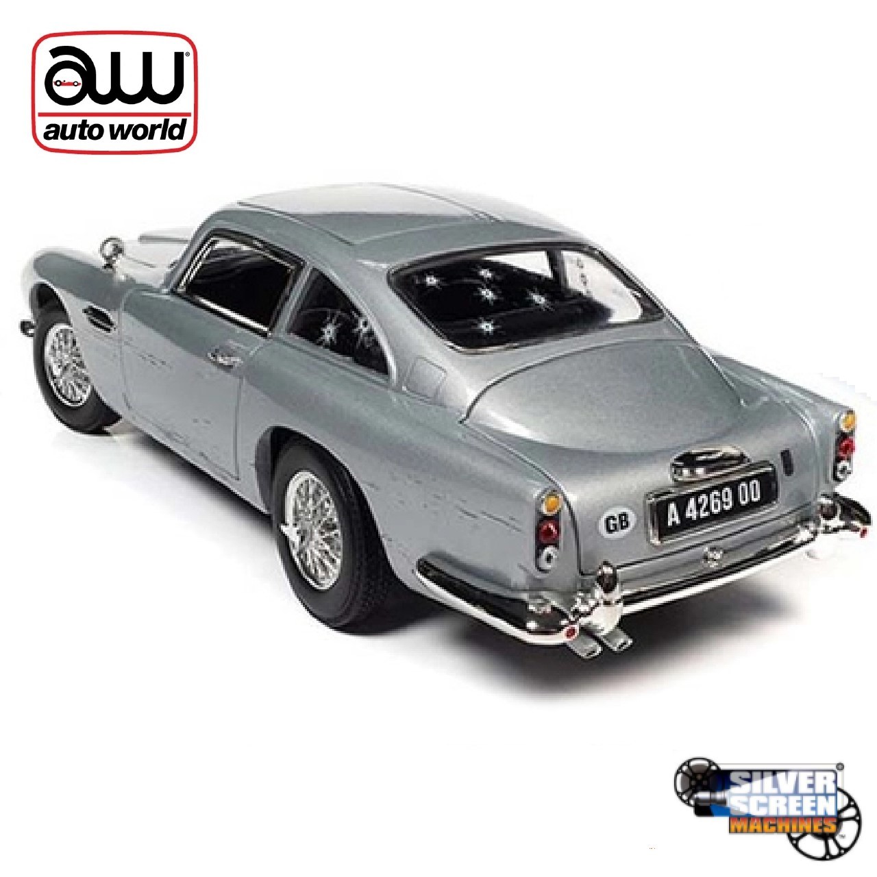 Autoworld 1:18 Aston Martin DB5 James Bond 007 No Time to Die Damaged Version
