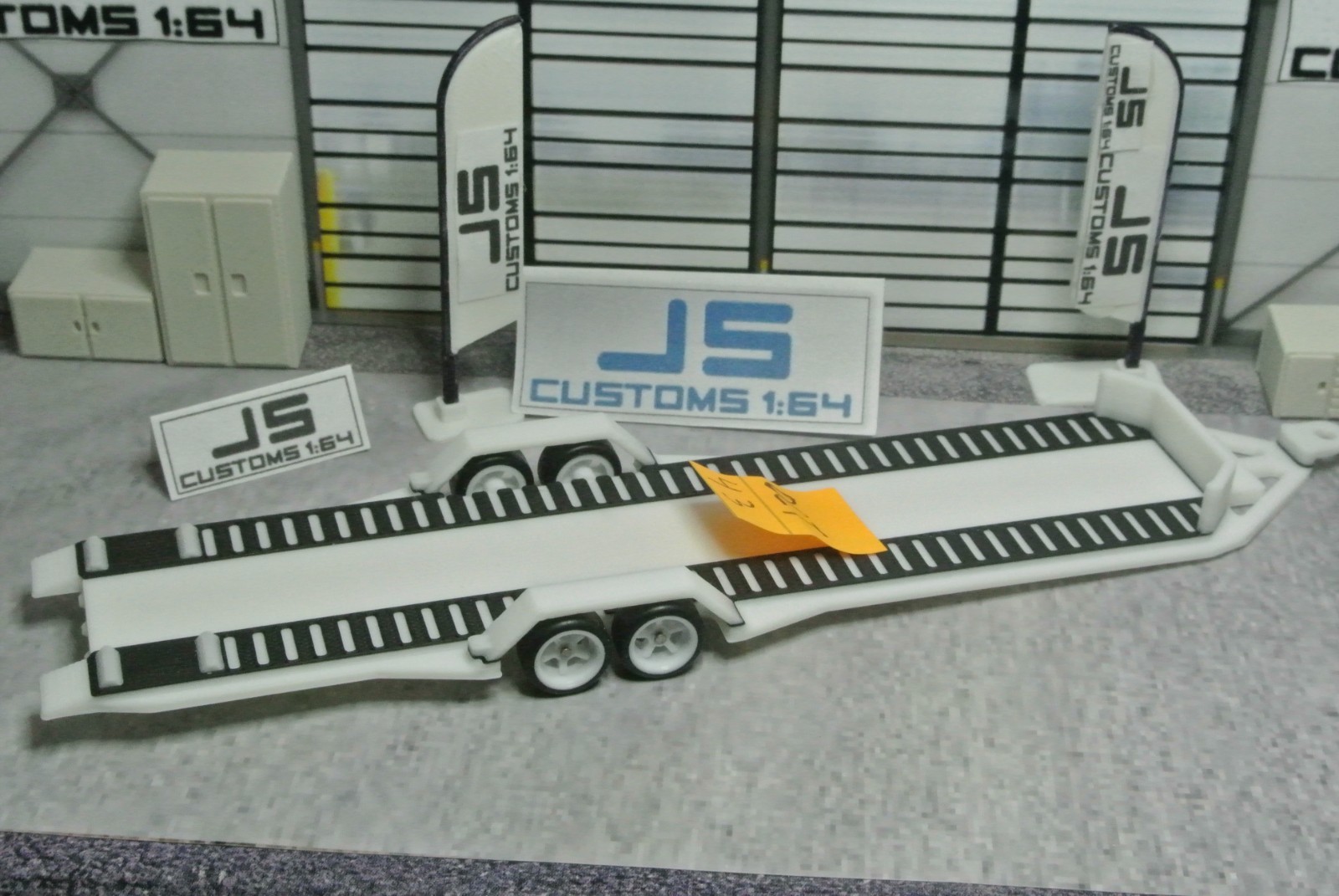 Double Car Trailers Custom Builds – Hot Wheels / Matchbox 1:64 Scale fit 2 cars