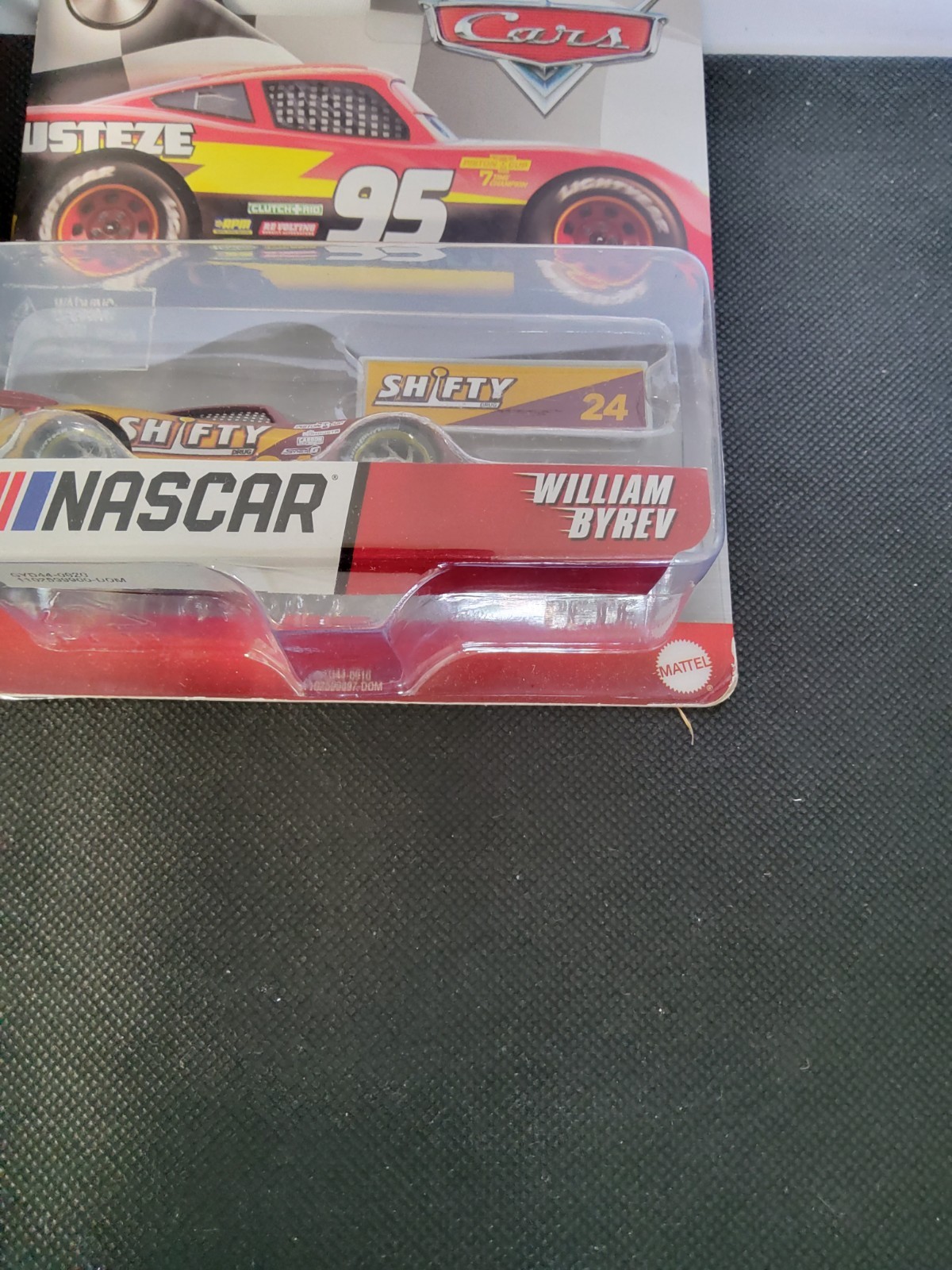 New Pixar Disney Cars NASCAR Gogo Logano William Byrev Metal Series Mattel 24 22