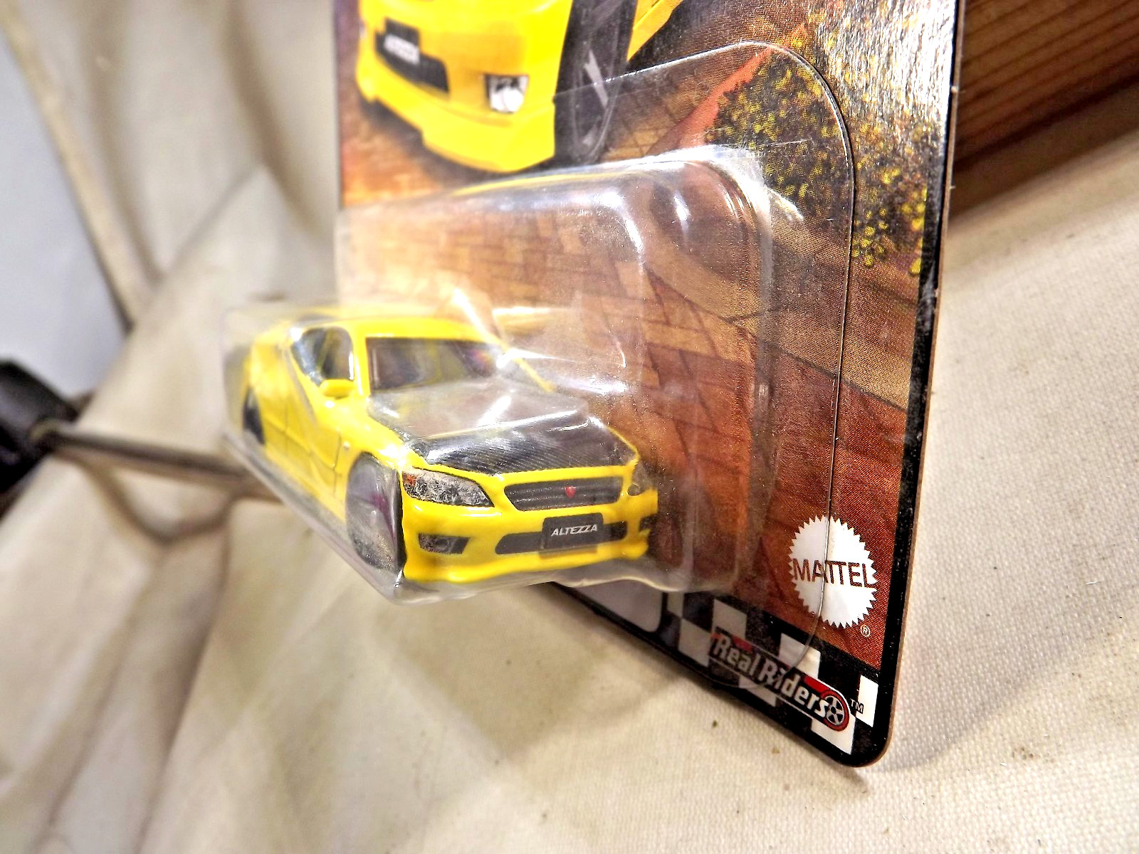 2025 Hot Wheels Premium Boulevard #129 ’98 TOYOTA ALTEZZA Yellow w/Real Riders