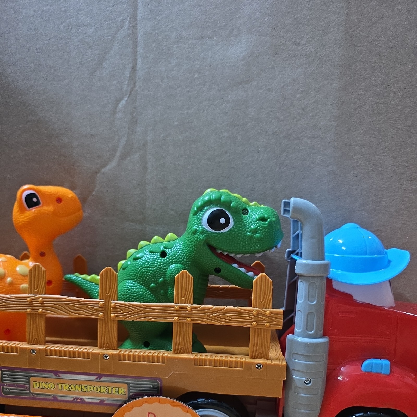3 Dino Truck Bundle 6 Dinos, 3 Trucks Lights Up & Sound Ages 24m And Up