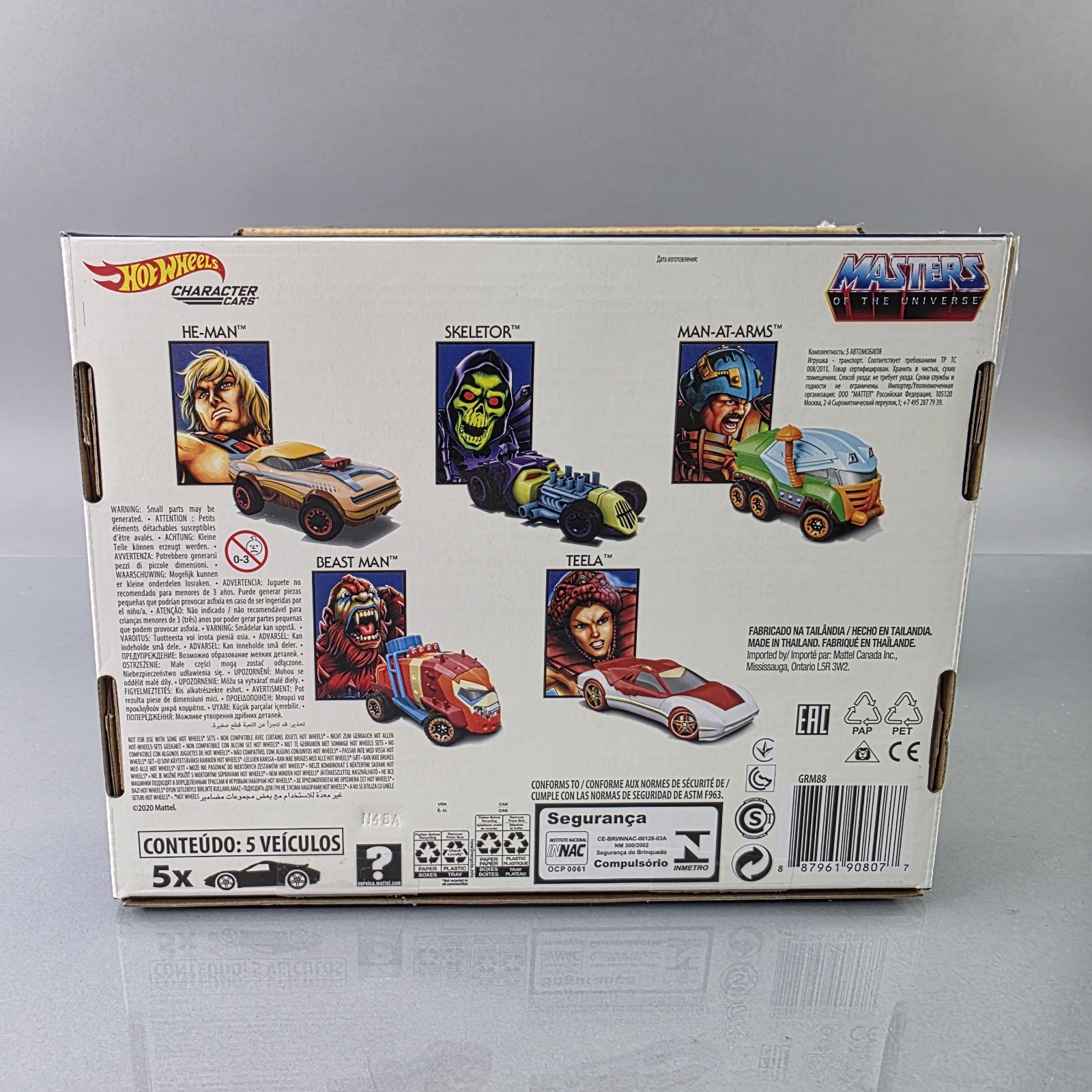 Hot Wheels Masters of the Universe Character Cars 5-Pack 1:64 Scale Diecast OPEN