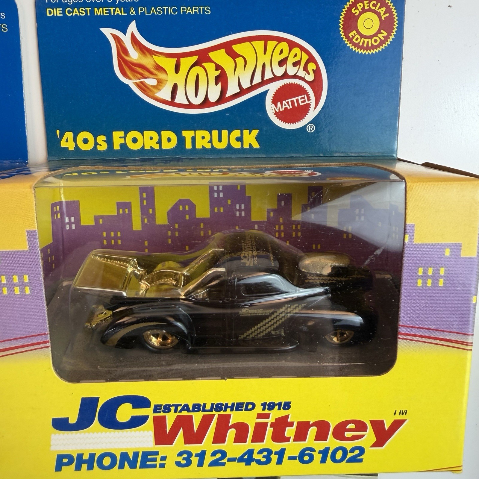 Vtg Hot Wheels JC Whitney Lot (4) Woodie, F-150, Nomad, 40s Ford Truck NIB