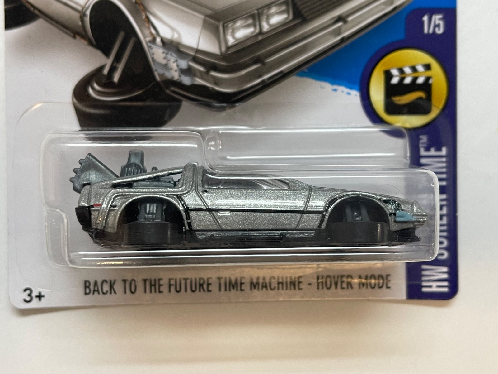 2016 HOT WHEELS HW SCREEN TIME BACK TO THE FUTURE TIME MACHINE-HOVER MODE #1/5