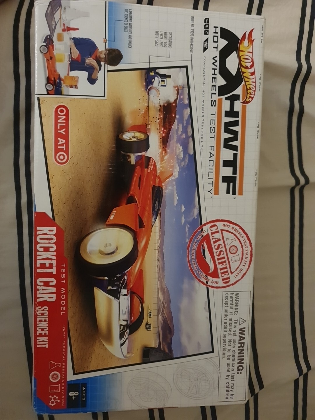 Hot Wheels Test Facility H.W.T.F. Rocket Car Science Kit, Mattel, NEW SEALED Box