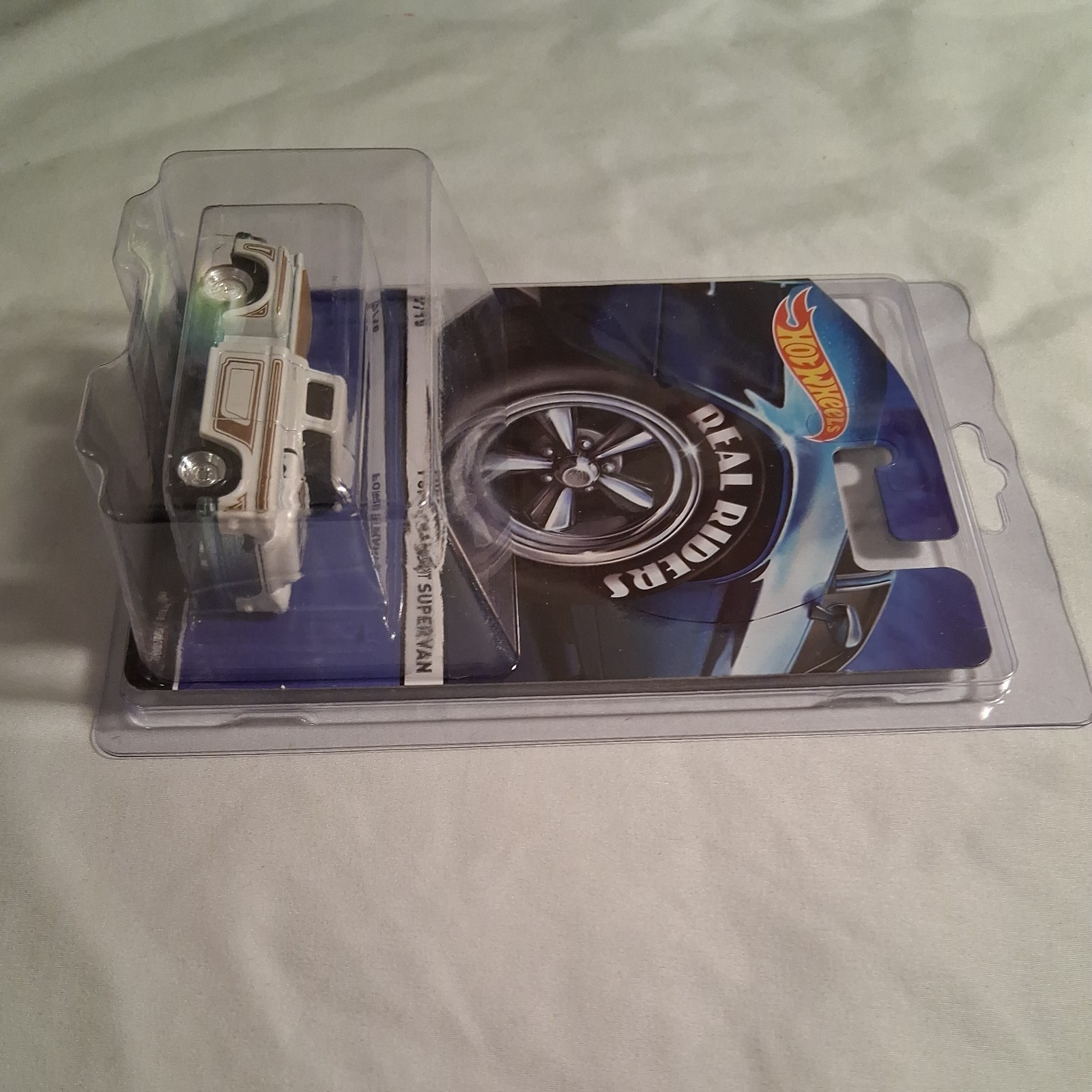 Hot Wheels Real Riders error card 1956 Flashsider #7 Ford Transit Supervan
