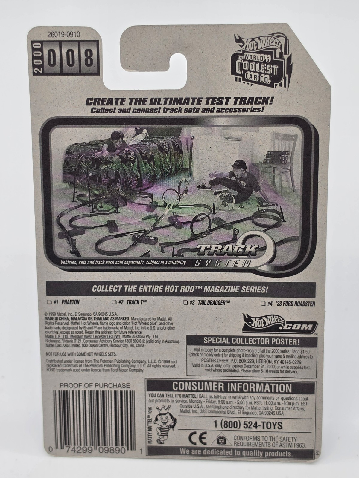 Hot Wheels – Hot Rod Magazine Series – ’33 Ford Roadster – Green