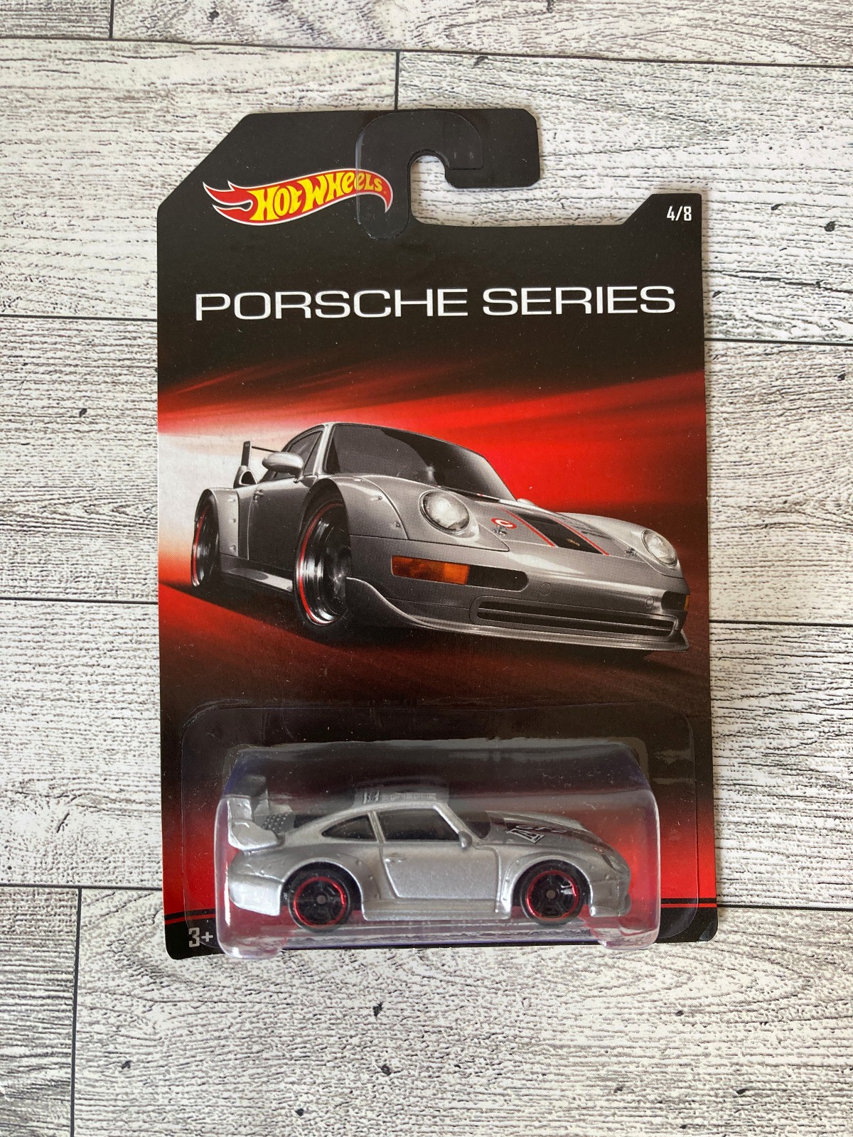 Hot Wheels Porsche Series – 993 GT2 – Walmart Exclusive – Silver – New – 2014