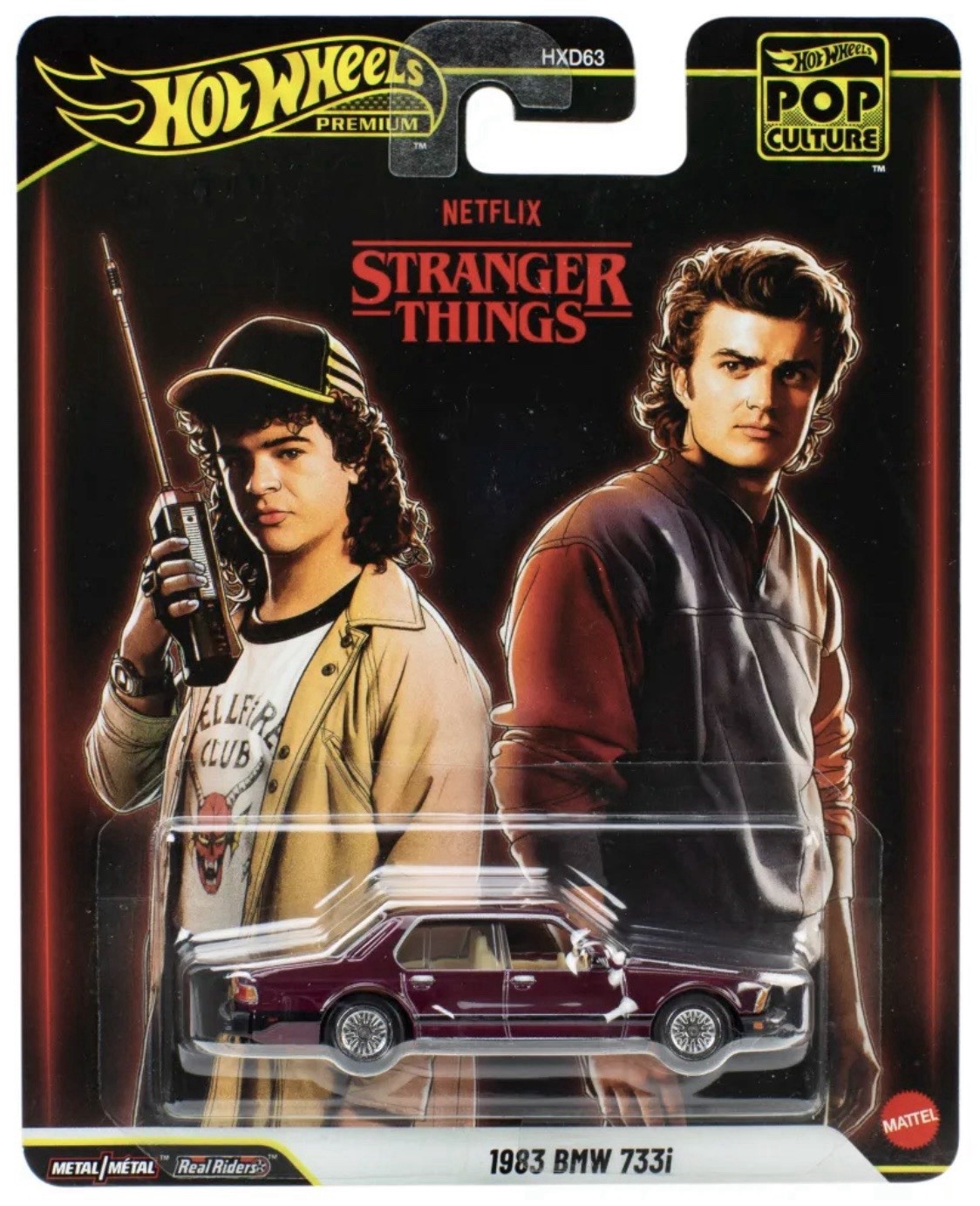 HOT WHEELS STRANGER THINGS 1983 BMW 733I POP CULTURE PREMIUM