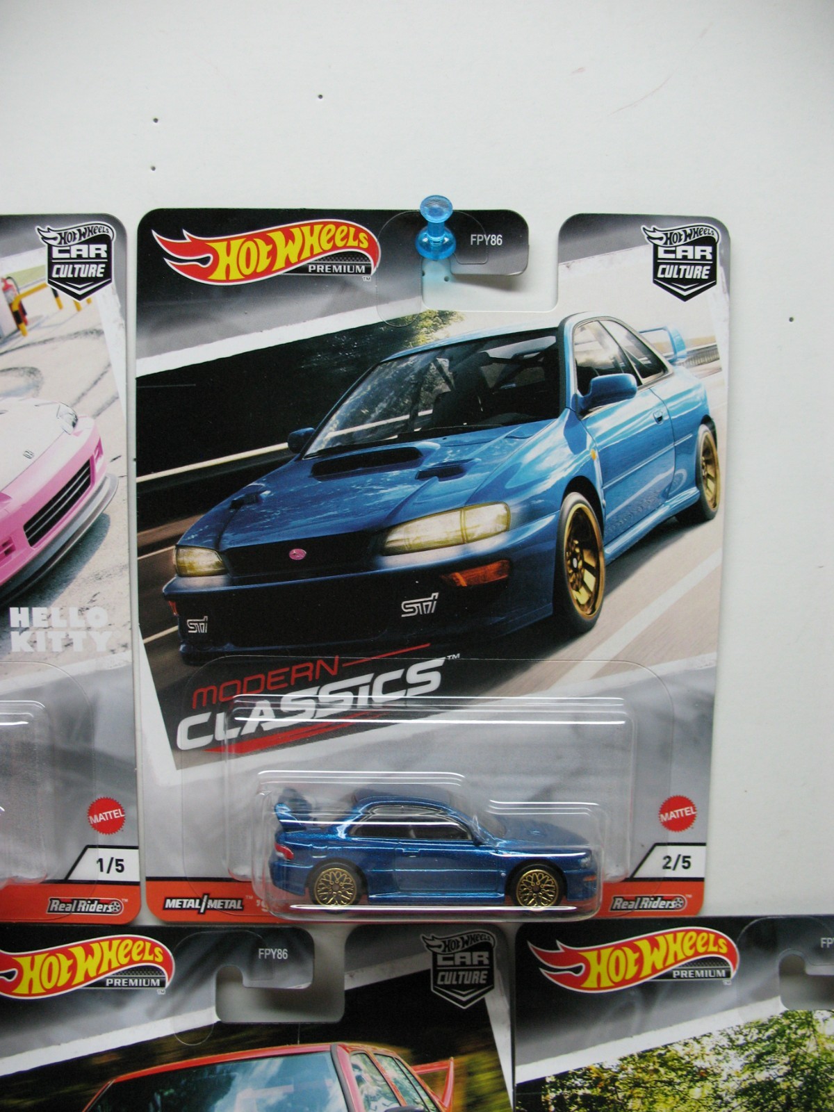 Hot Wheels Premium 2020 Car Culture S Case Modern Classics Set of 5 Cars FRESH!