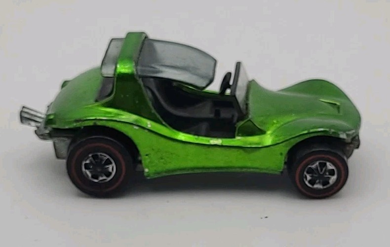 HOT WHEELS 1970 REDLINES,SAND CRAB GREEN , USA, LOOSE