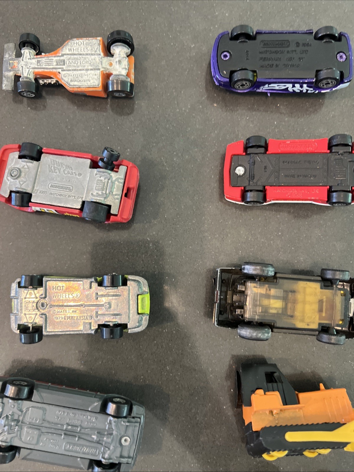 Lot Of 32 Diecast & Plastic Vintage Cars Trucks Mixed Brands See Description