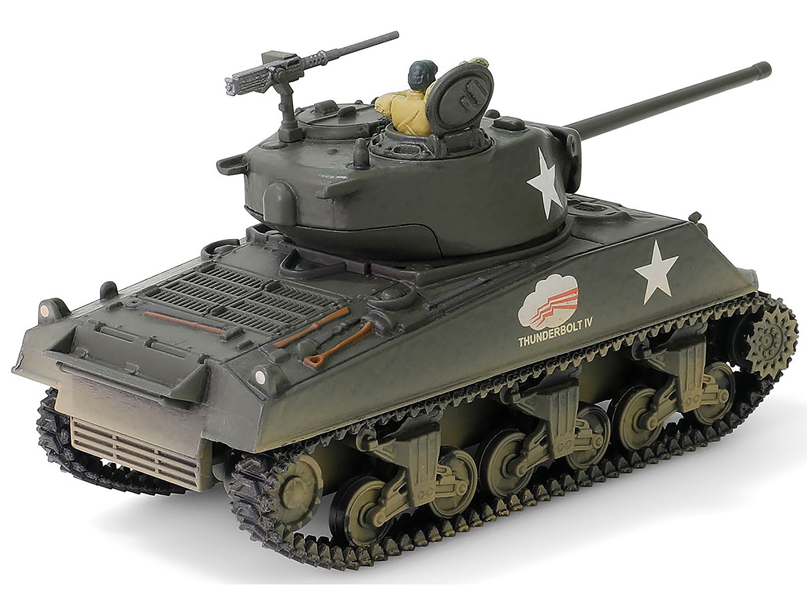 US SHERMAN M4A3(76) TANK “THUNDERBOLT IV” US ARMY 1/64 FORCES OF VALOR 805101