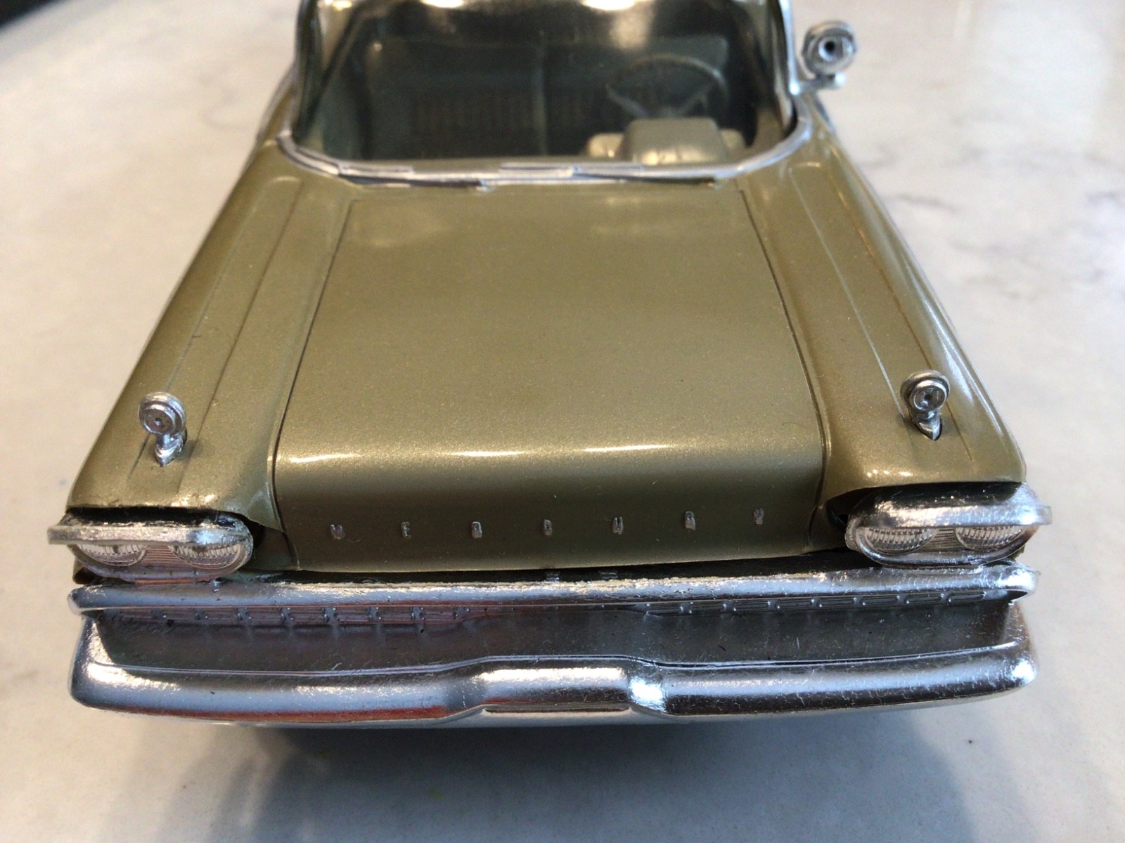 AMP 1959 MERCURY PARKLANE TWO TONE PROMO WITH FLY WHEEL IN ORIGINAL BOX