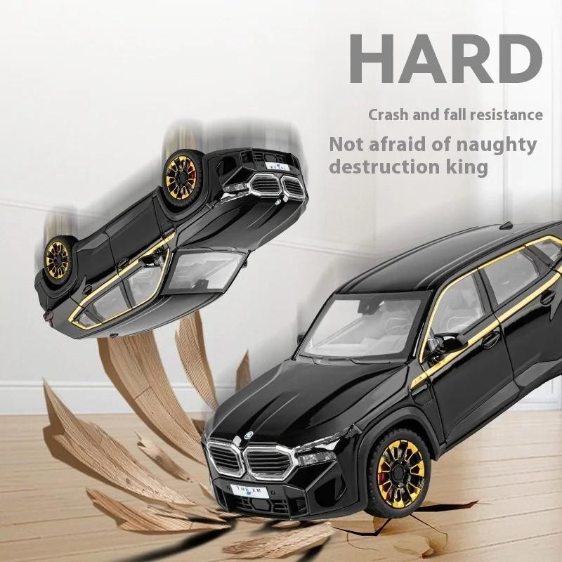 1:24 BMW XM SUV Alloy Diecast Car Sound & Light Toy Gift Collectible Vehicle NEW