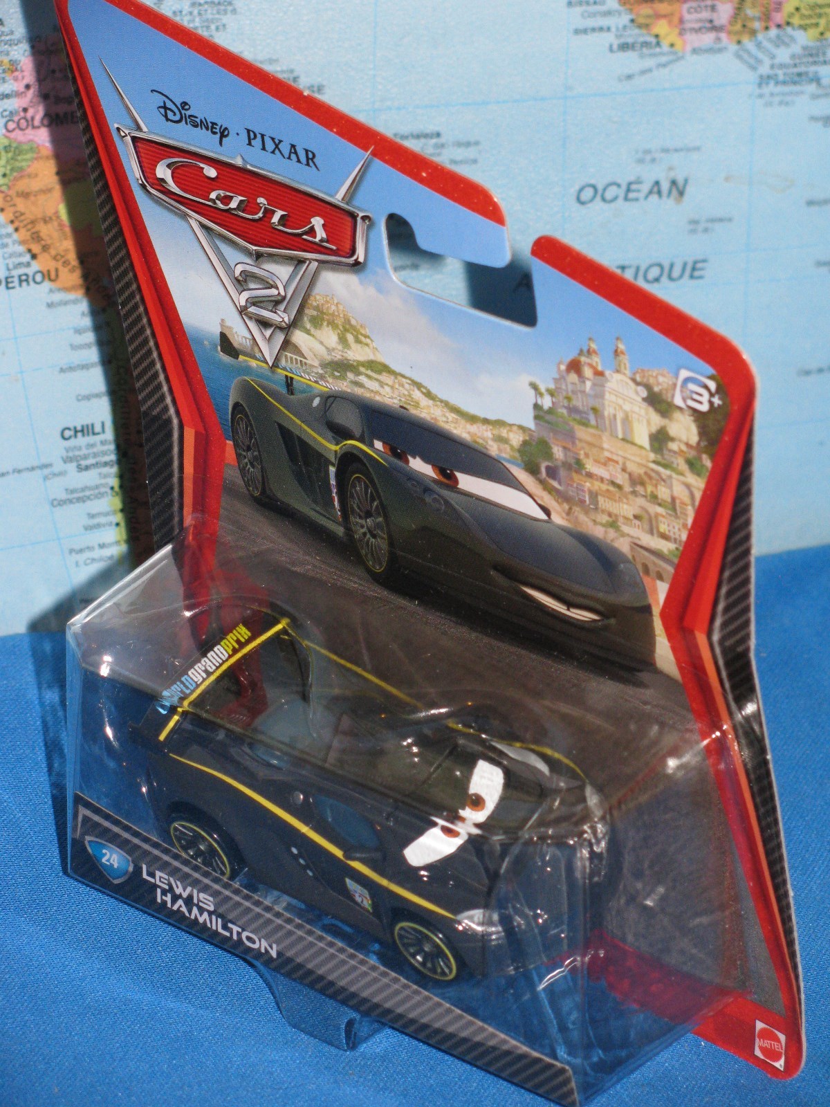 DISNEY PIXAR CARS 2 LEWIS HAMILTON #24 ***BRAND NEW & VHTF***