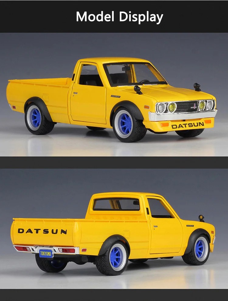 Maisto 1:24 Datsun 620 1973 Pickup Alloy Car Model Diecast Metal Off-road Vehicl