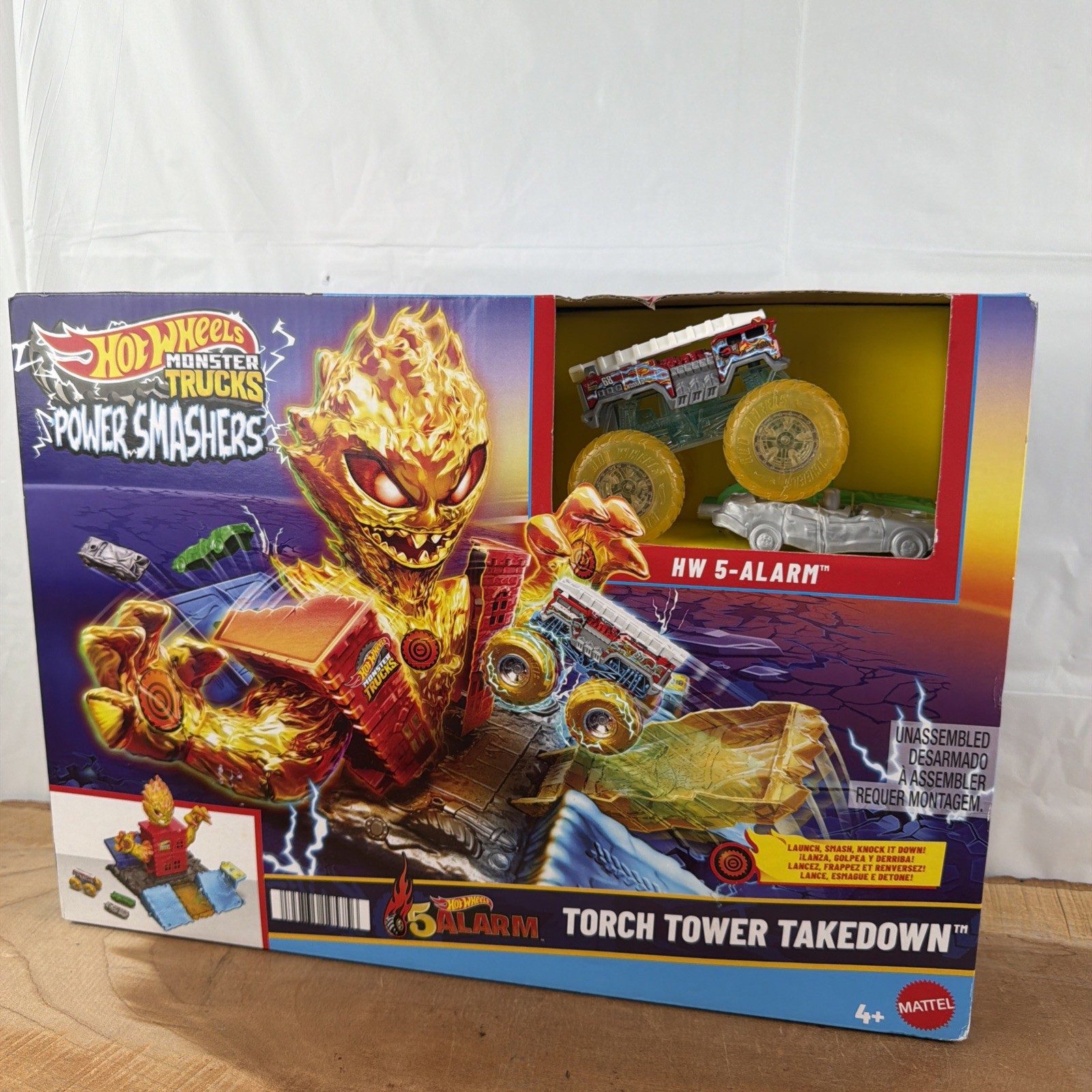 Hot Wheels Power Smashers 5 Alarm HW 5-Alarm Torch Tower Takedown