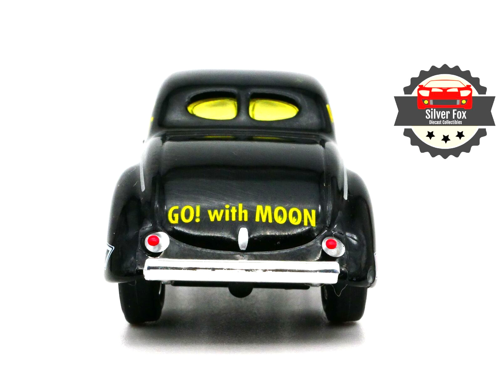 1941 WILLYS COUPE GASSER MOONEYES 1:64 SCALE DIECAST DIORAMA COLLTOR MODEL BLACK