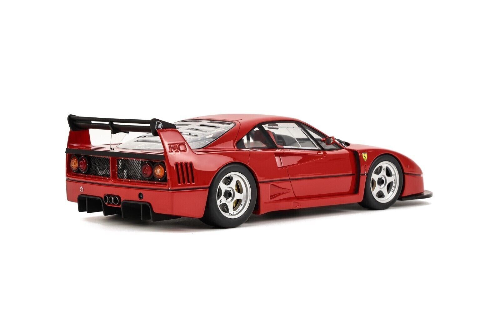 1/18 Scale Ferrari F40 LM Red 1989 Rosso Corsa Red Model Car By GT Spirit GT388
