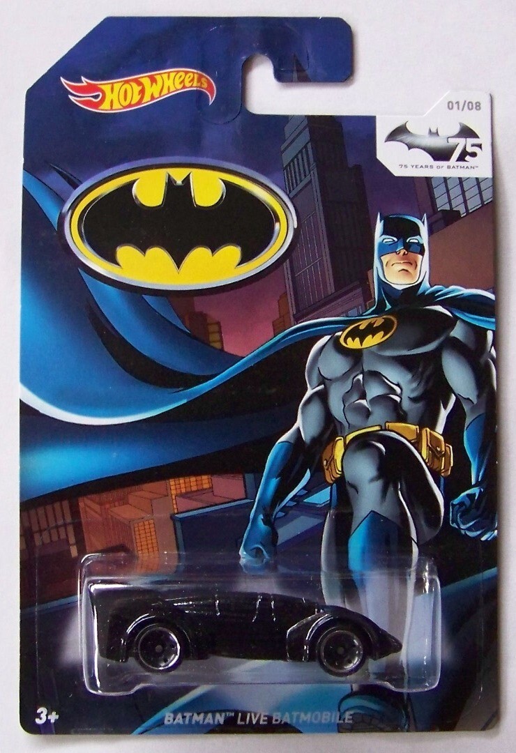 2014 Hot Wheels 75 Years of Batman Walmart Exclusive Complete Set of 8