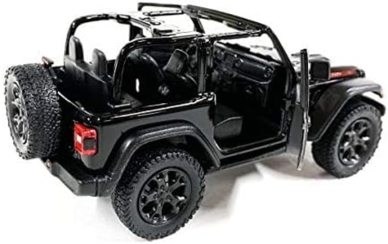 5-Inch Pullback Action Jeep Wrangler Rubicon Die-Cast Toy Car for Adventurers
