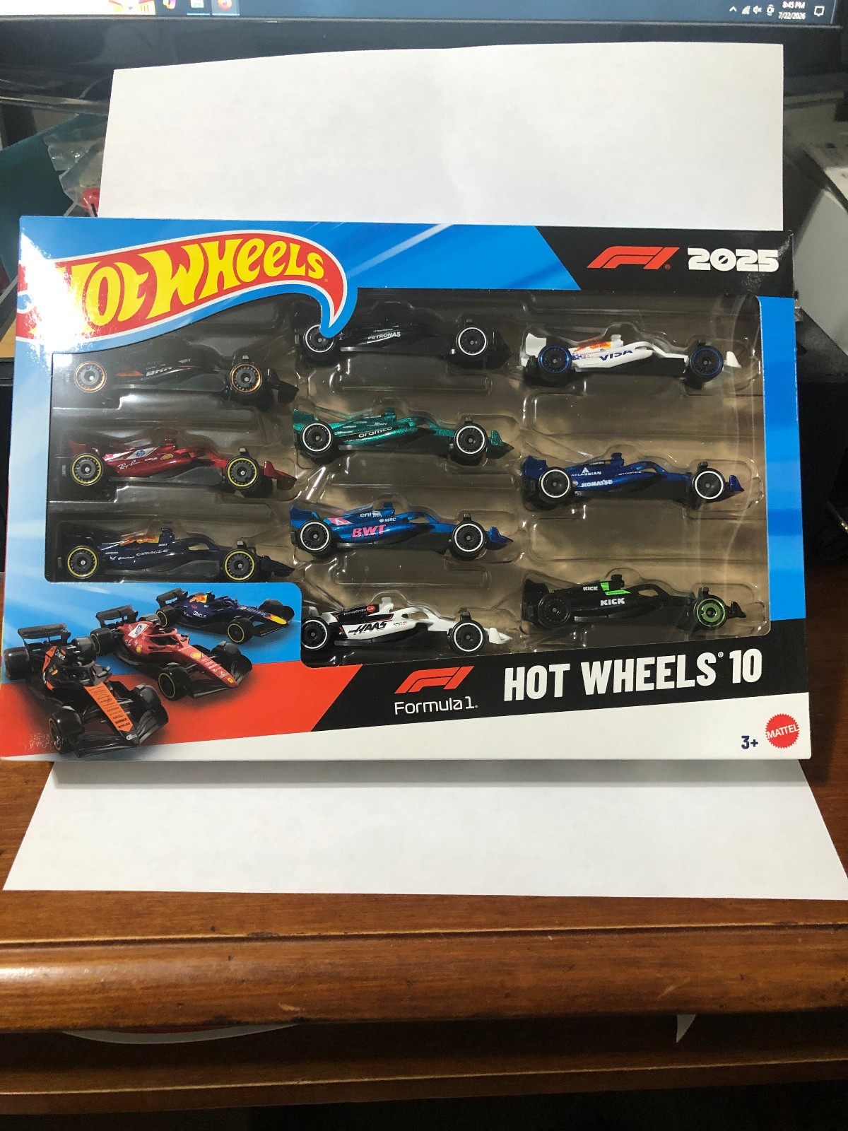 NEW HOT WHEELS 10 PACK 2025 F1 FORMULA 1 RACING TEAM SET – FREE SHIPPING
