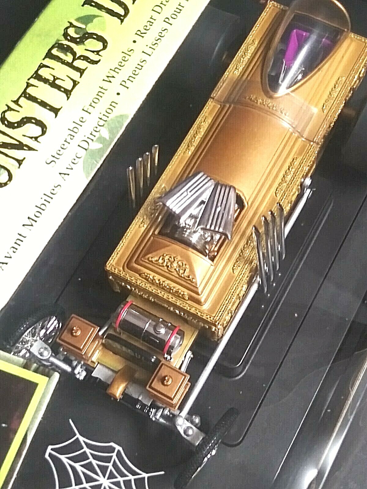 Munsters Dragula Diecast Metal Coffin Dragster Car 1:18 Joyride 2003 Item #33266