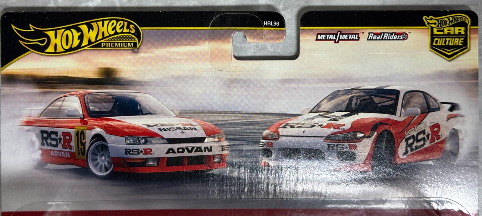 Hot Wheels Premium Car Culture Twin 2 Pack Nissan 240SX S14 & Nissan Silvia S15