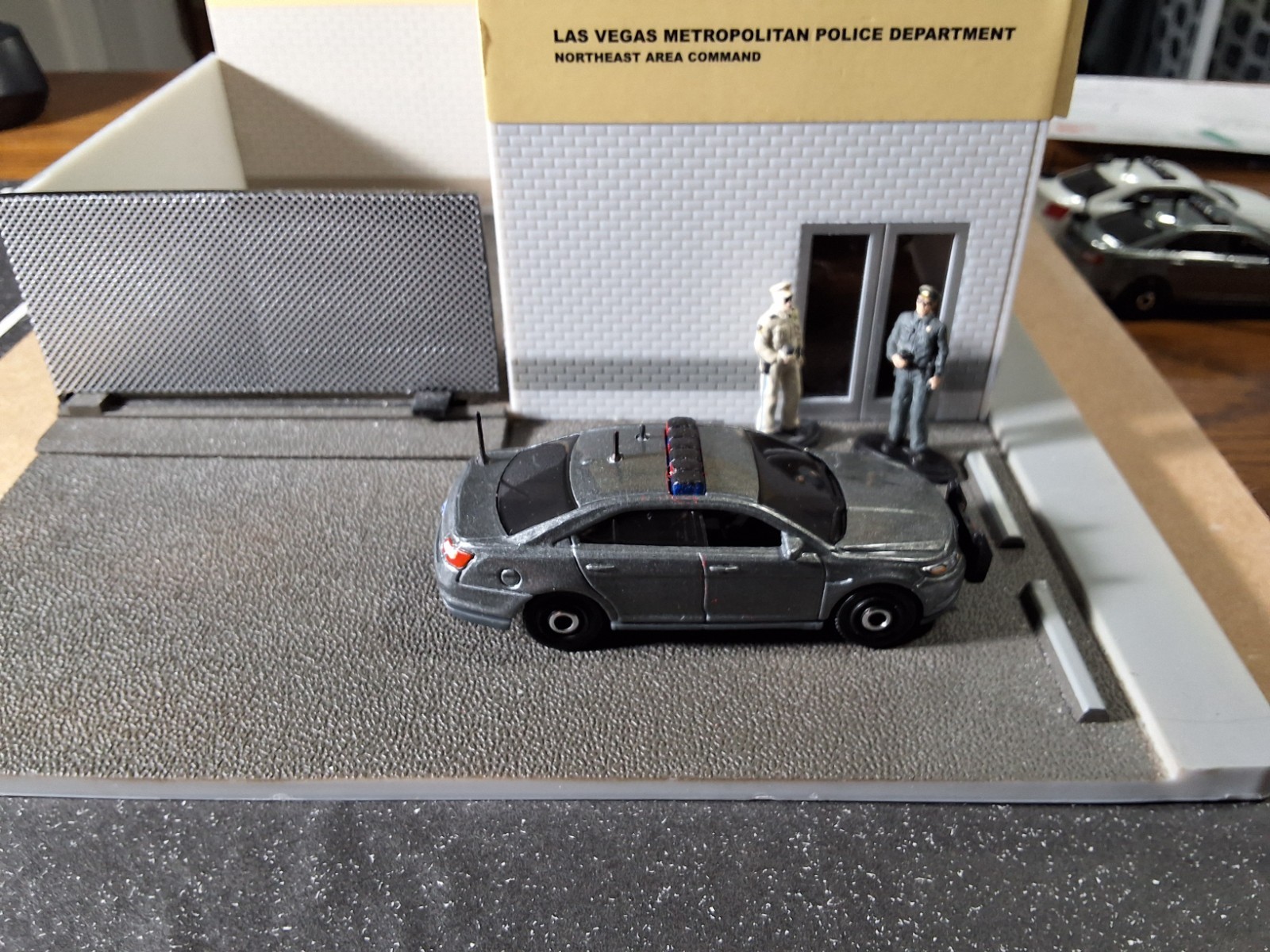 MATCHBOX POLICE FORD TAURUS INTERCEPTOR GRAY CUSTOM UNMARKED BLANK UNIT