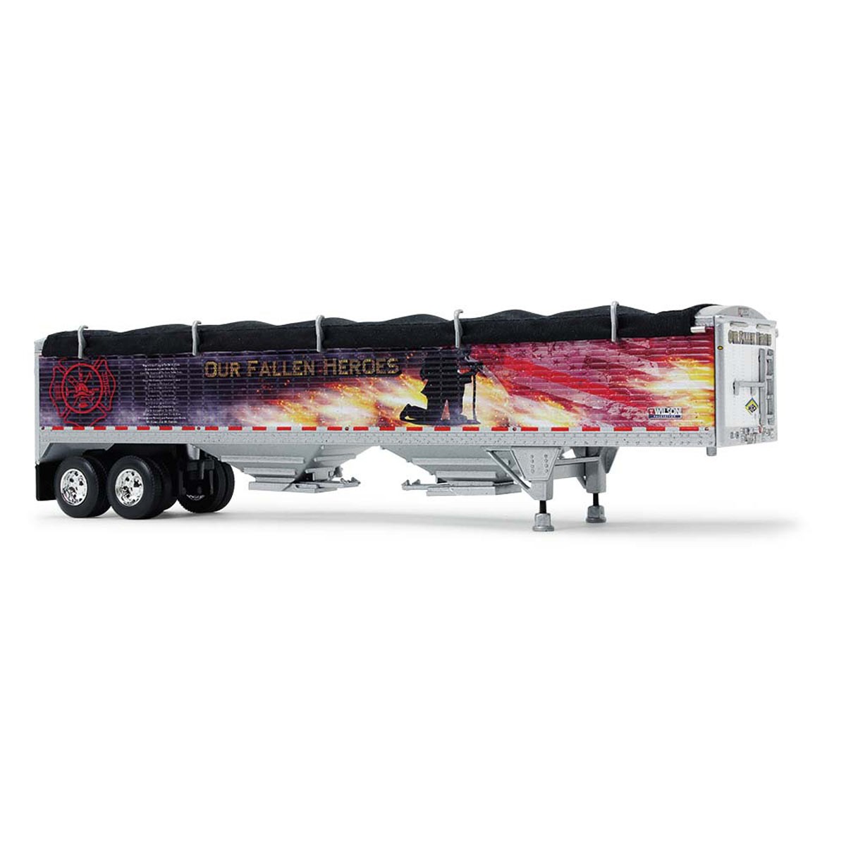 1/64 Mack Pinnacle Wilson Pacesetter Grain Trailer Our Fallen Heroes 60-1114