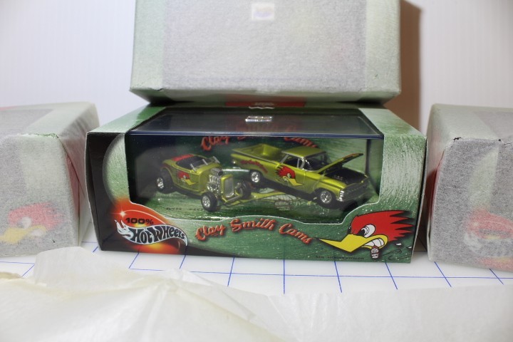 Hot Wheels 2000 Collectibles ” Clay Smith Cams ” 32 Ford Hot Rod & 59 El Camino