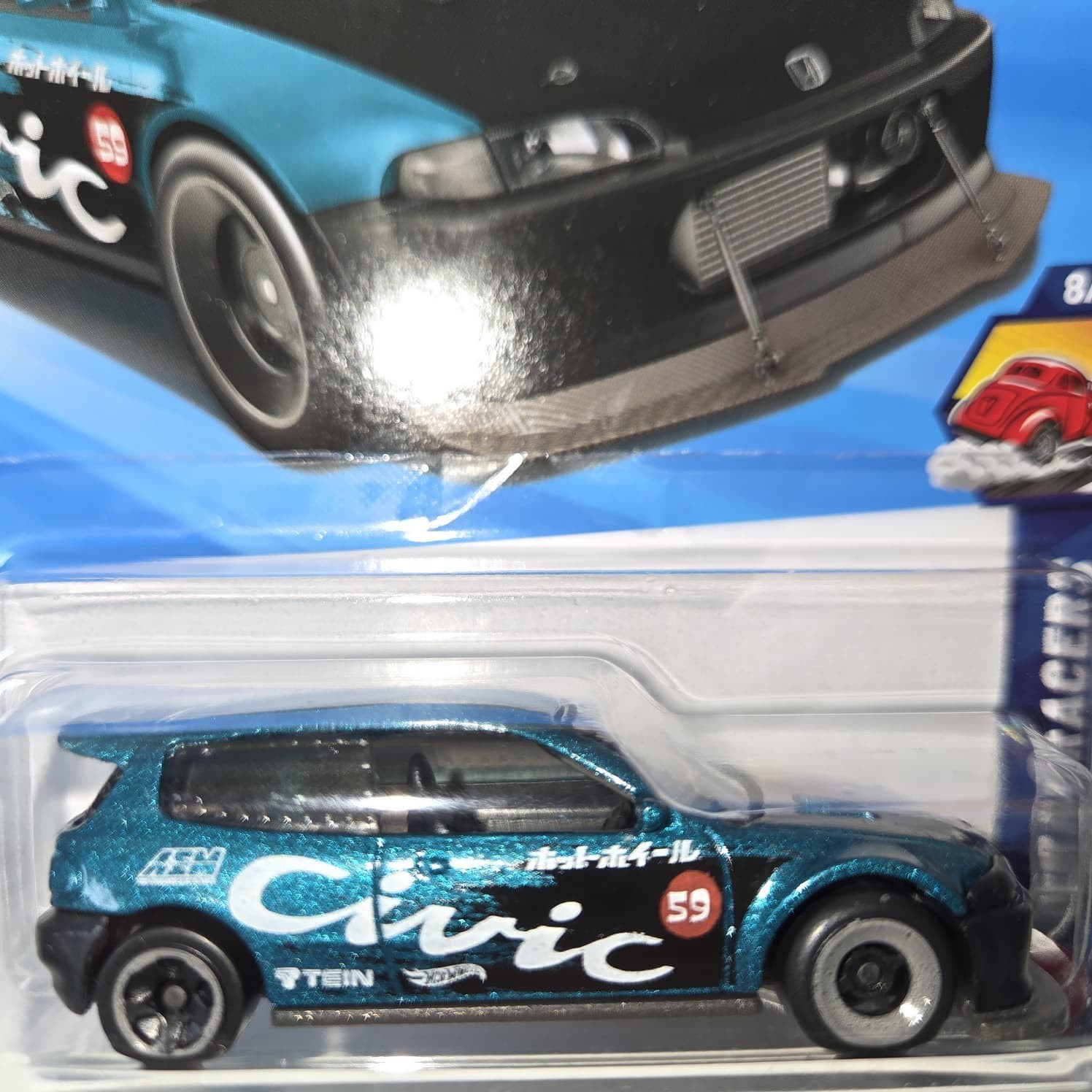 2026 Hot Wheels Drag Racers Honda Civic Custom Set of 2