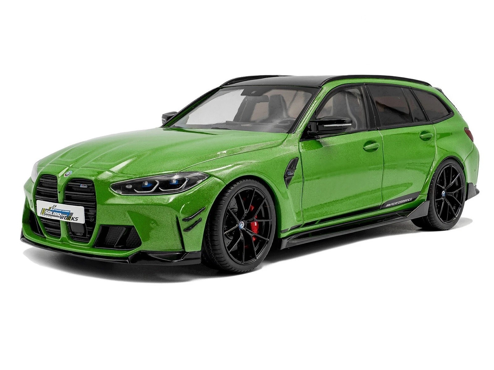 SOLIDO 2024 BMW M3 COMPETITION M XDRIVE TOURING GREEN 1/18 DIECAST S1813703-7A