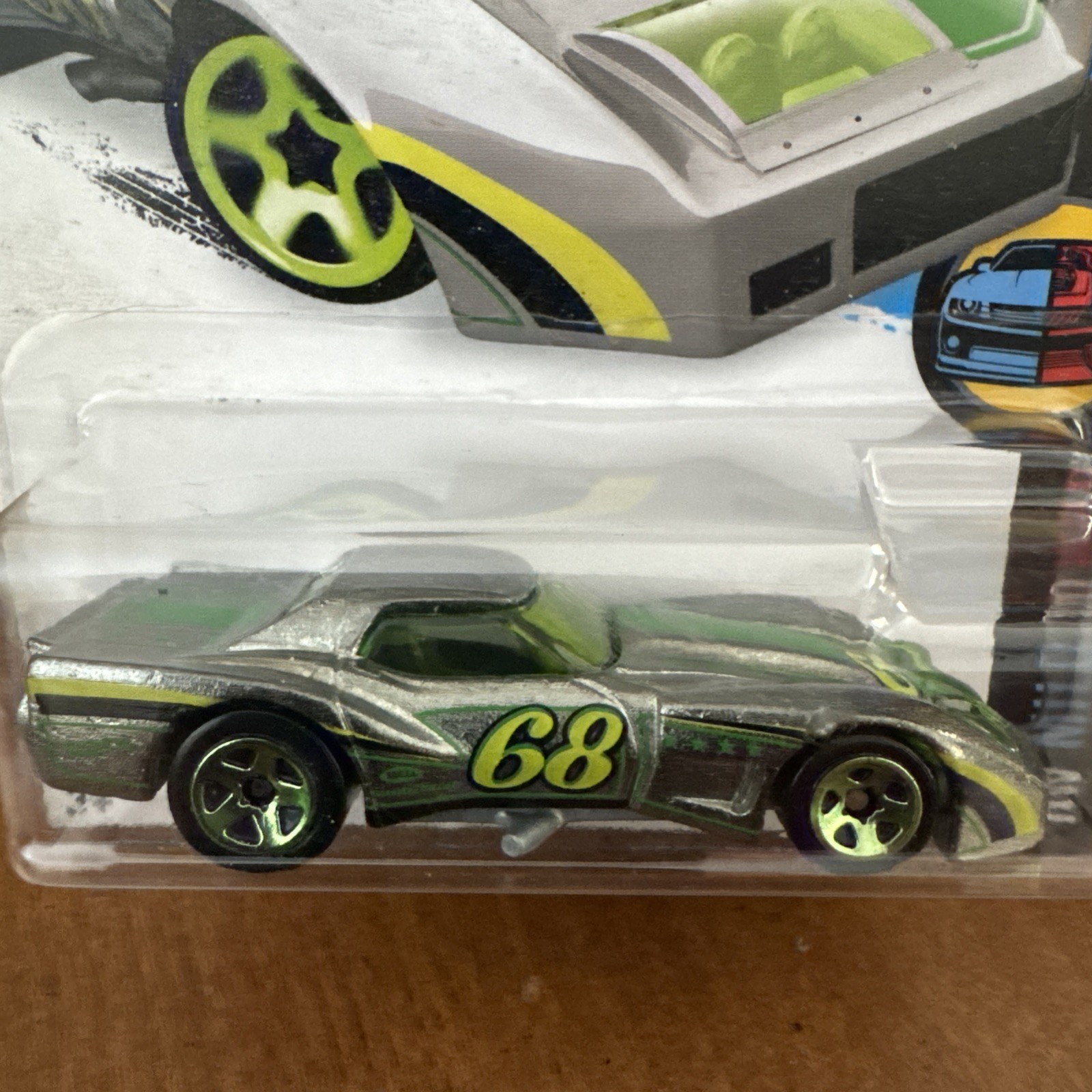 (2) Hotwheels 76 Greenwood Corvette / Corvette Stingray HW Mild To Wild