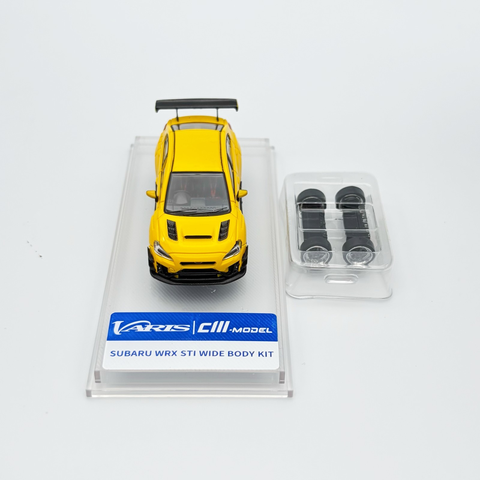 CM-Model 1:64 Subaru STi Varis Widebody 1.0 – Yellow CM64-STI-08
