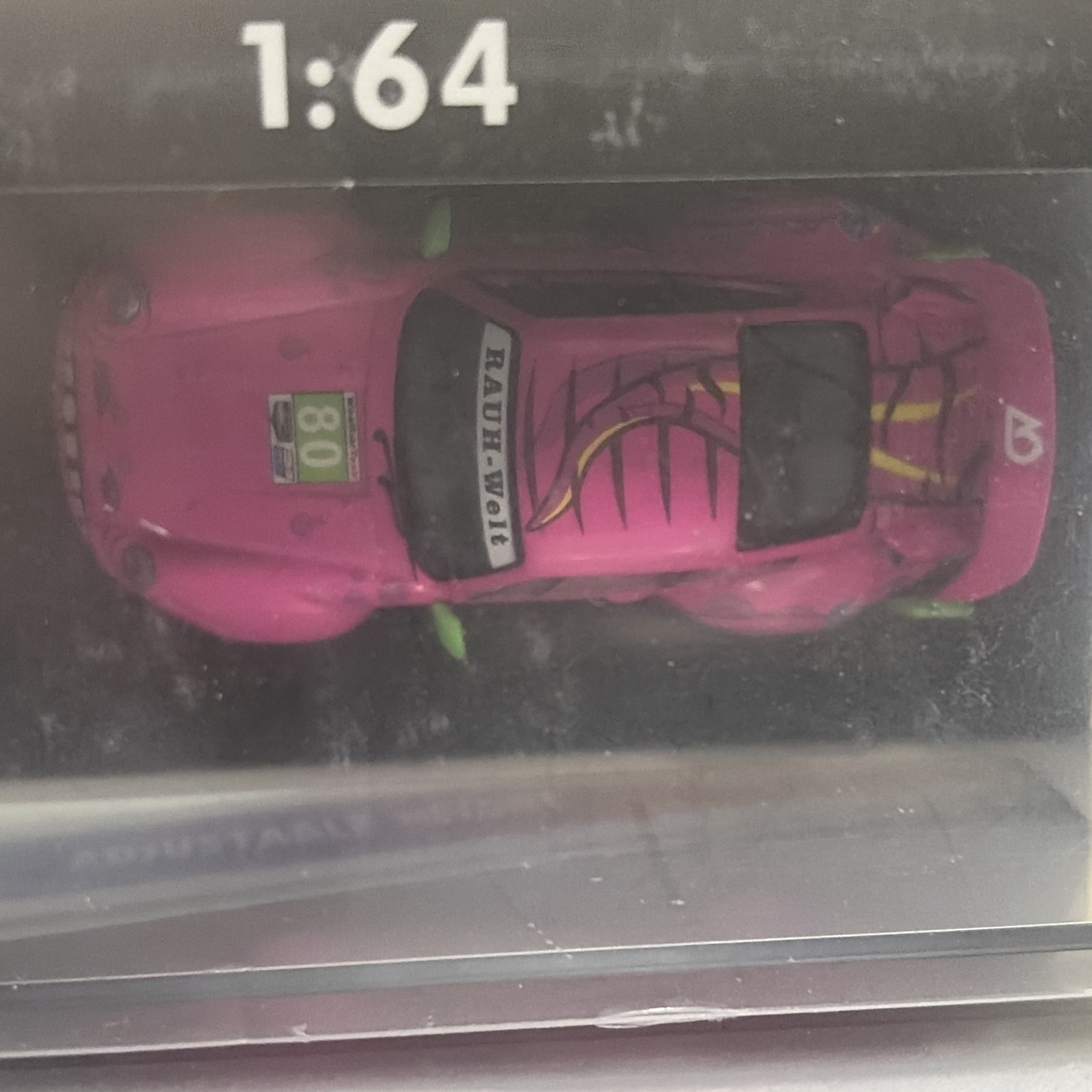 Mymodelcollect 1:64 Porsche RWB 993 RARE Pink Roxy With Barney Mini Figure