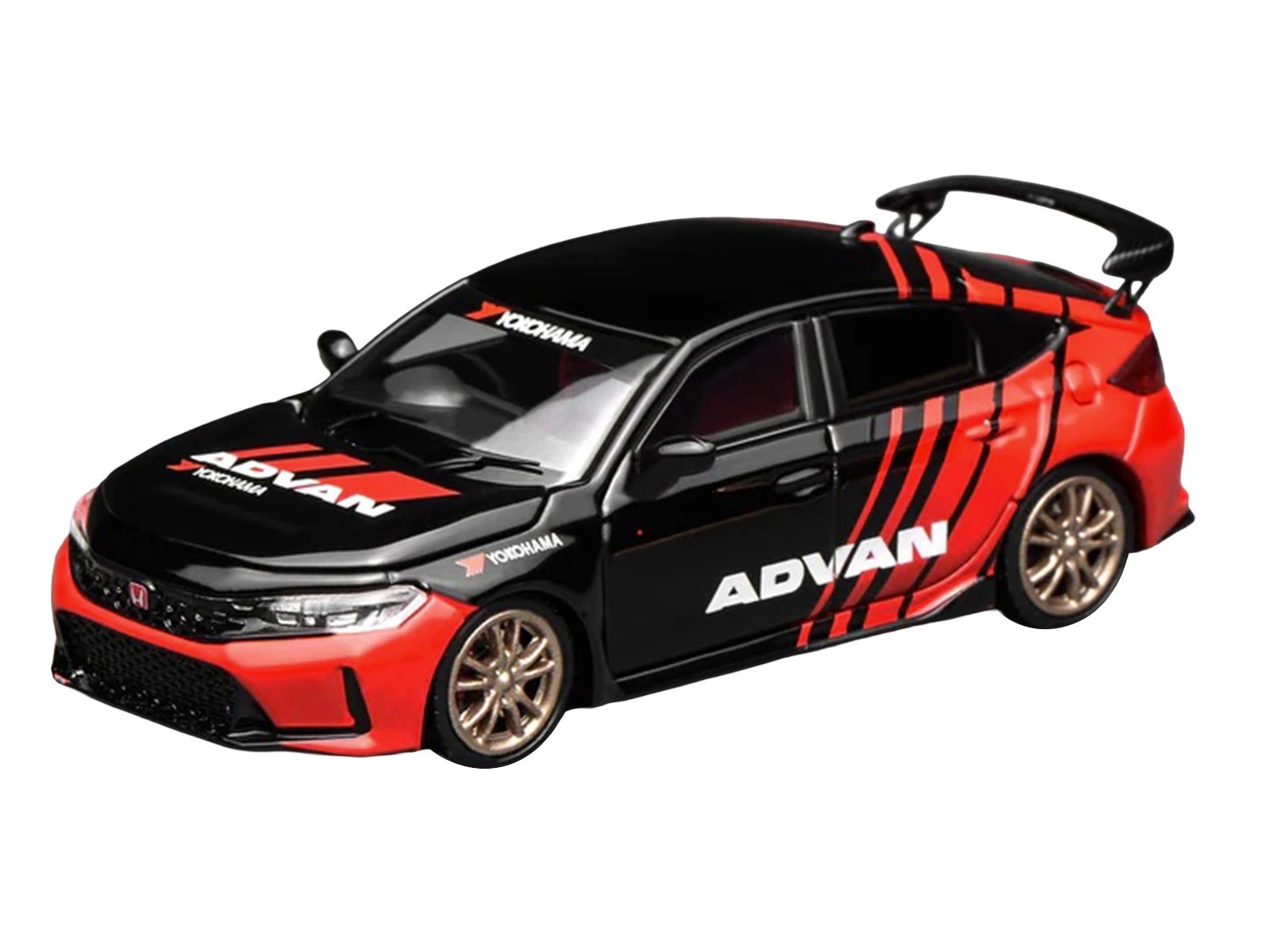 HONDA CIVIC TYPE R (FL5) RHD “ADVAN” 1/64 DIECAST MODEL BY MOTORHELIX M65341