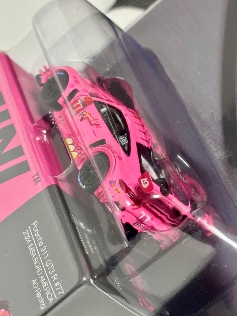 Mini GT 1/64 Porsche 911 GT3 R #77 2024 IMSA Road America