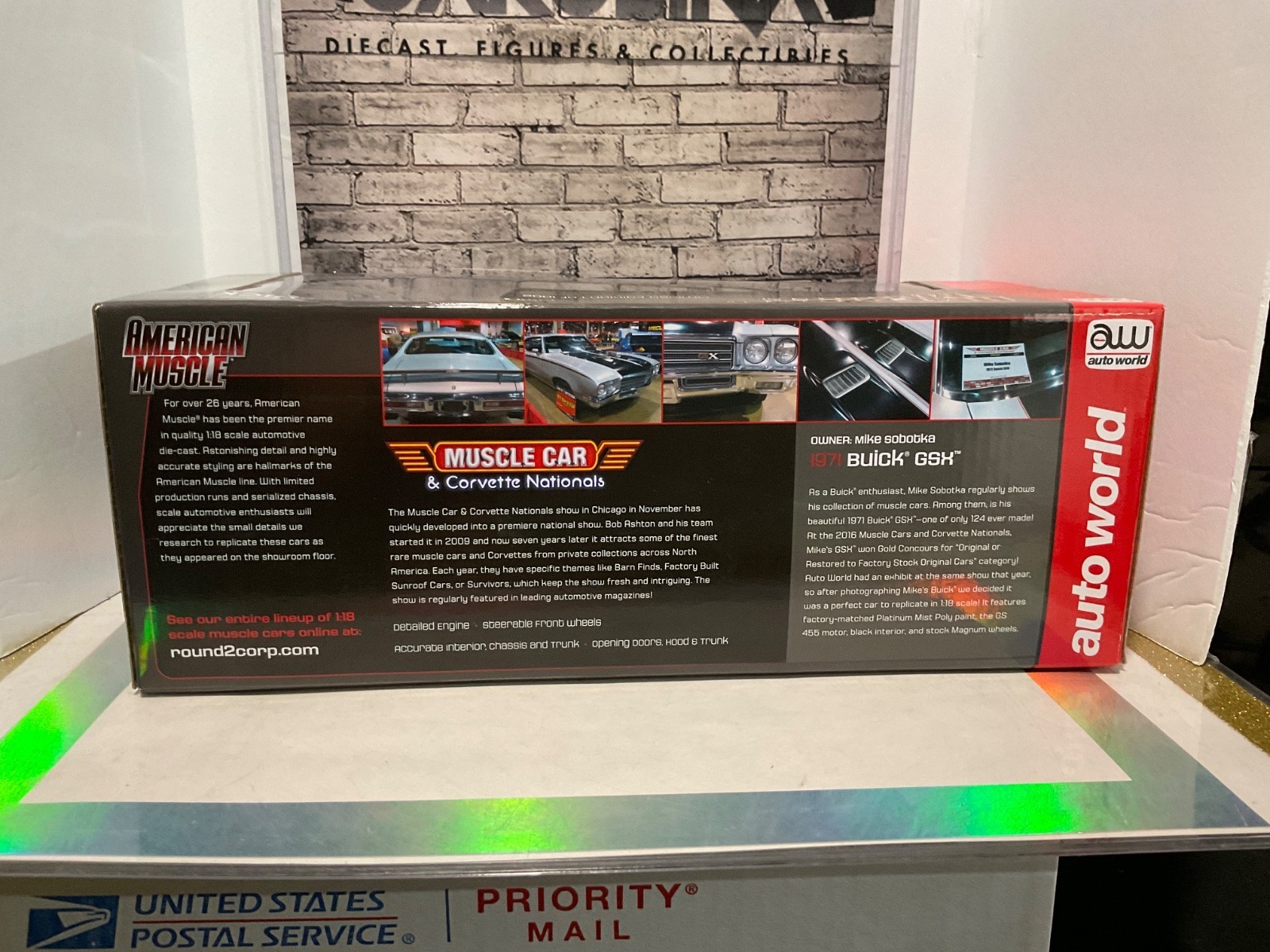 AutoWorld 1:18 1971 BUICK GSX 1 OF 1002