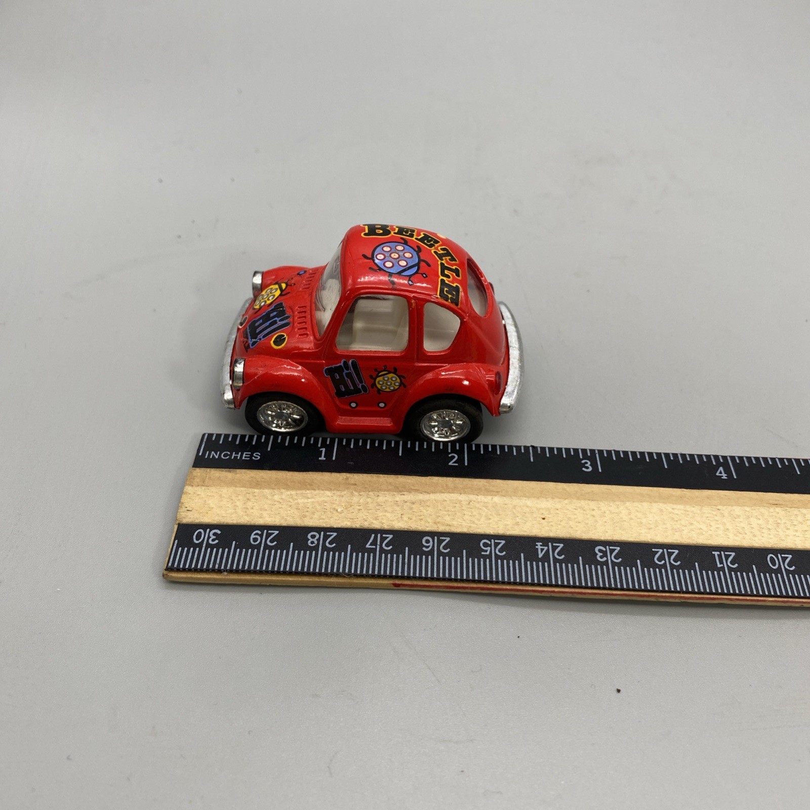 Red Kintoy Pullback Action Volkswagen VW Beetle
