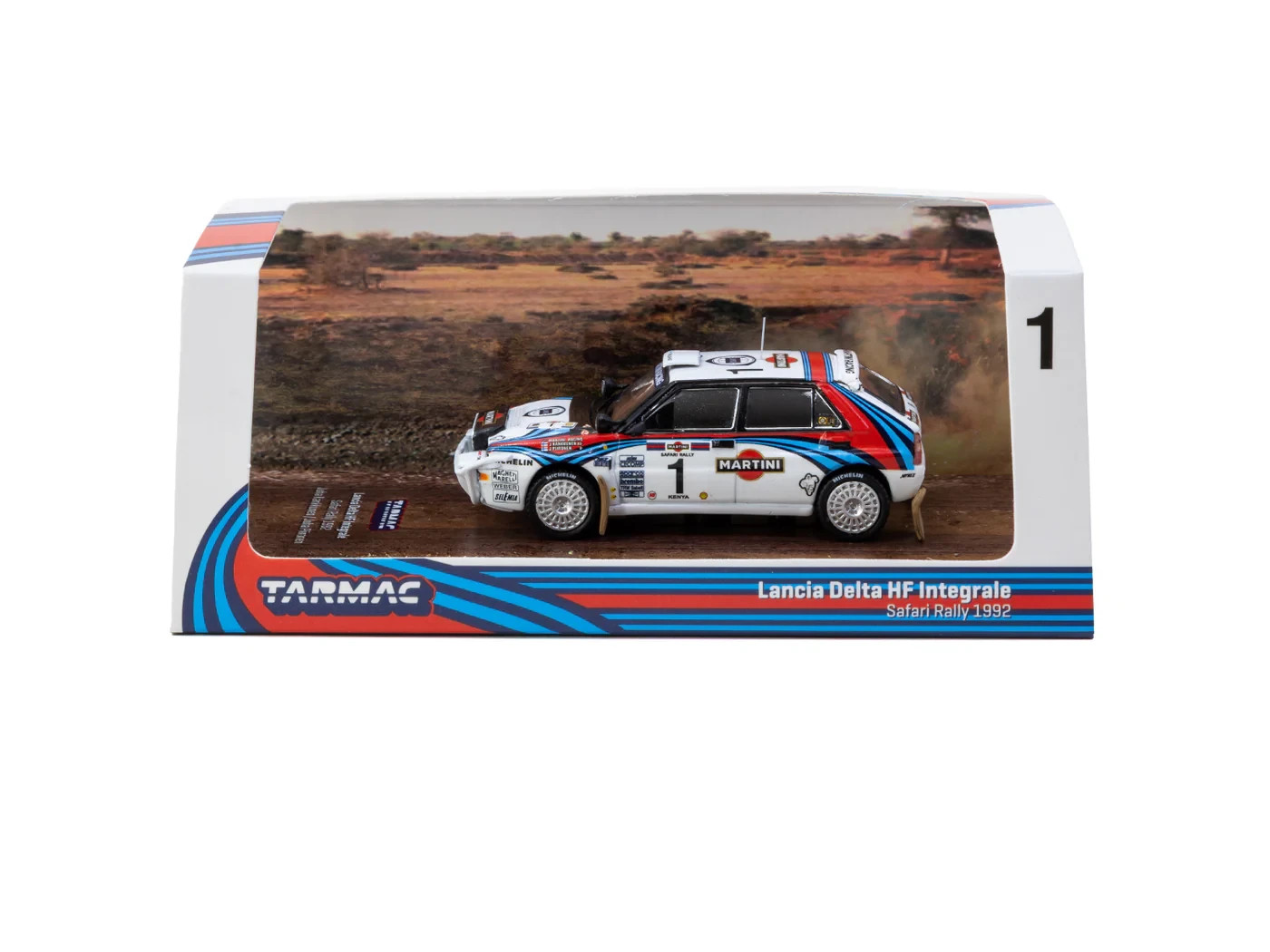 Tarmac Works 1:64 Lancia Delta HF Integrale Safari Rally 1992 #1