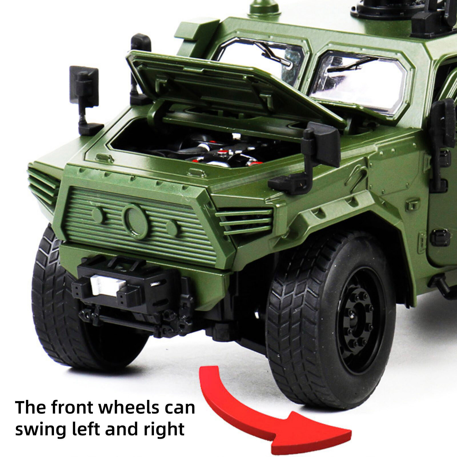 1/18 Scale 24cm For DongFeng Mengshi 3th Generation Off Road Vehicle Model WW