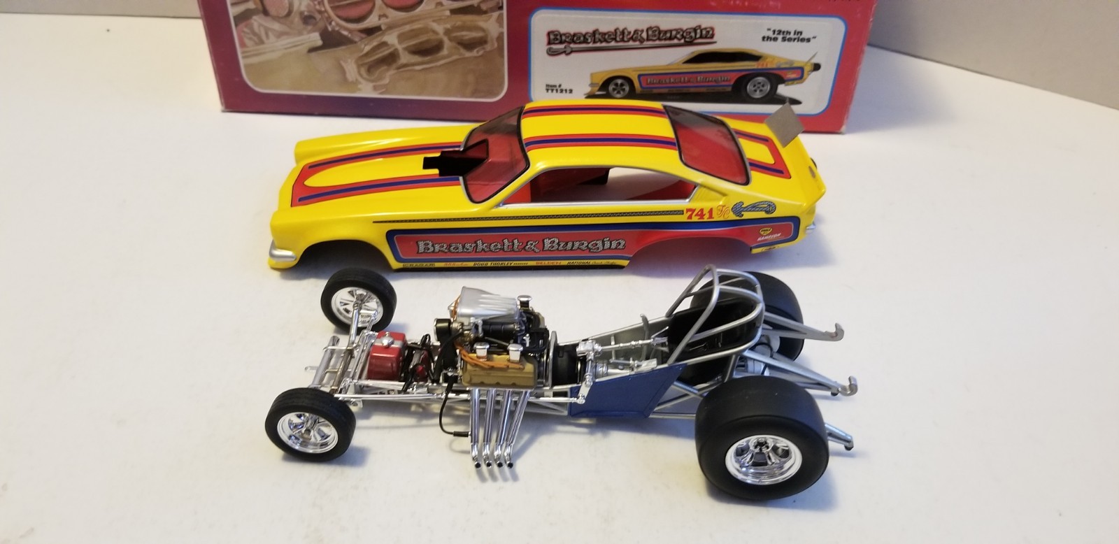 The Floppers Nitro Funny Car Braskett & Burgin #588 Of 1500 1/24 By 1320